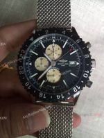 New 2016 Breitling CHRONOLINER SS Black Chronograph Dial Replica Watch